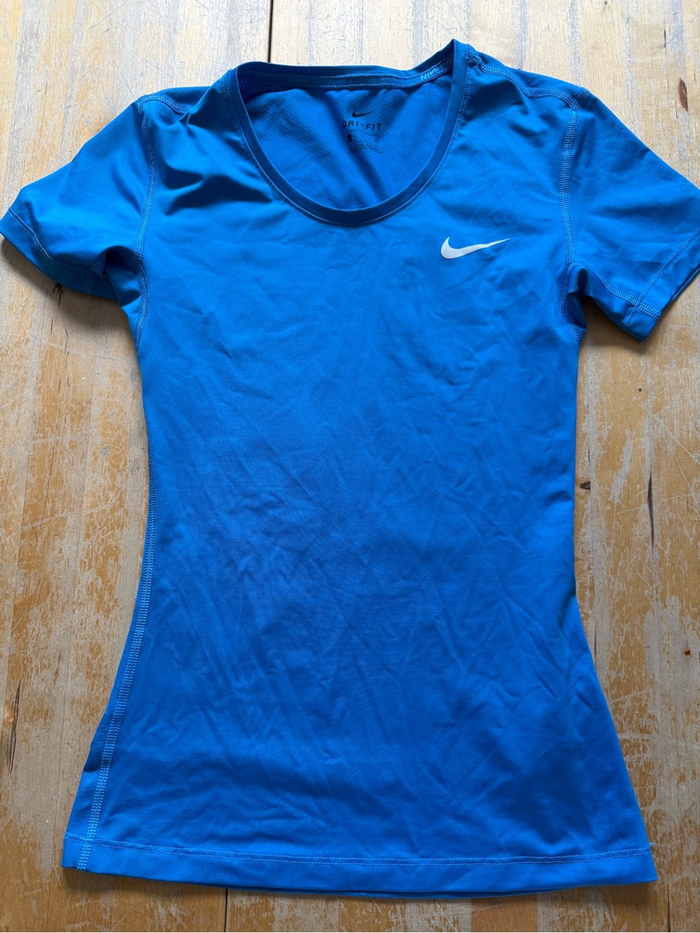 Nike Women’s Bright Blue Short Sleeve Dri-FIT Tee
